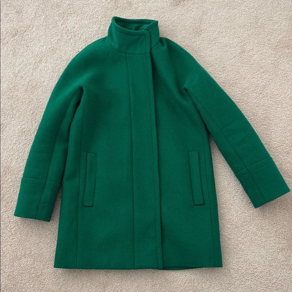 J. Crew Factory Classic Green Pea Coat
